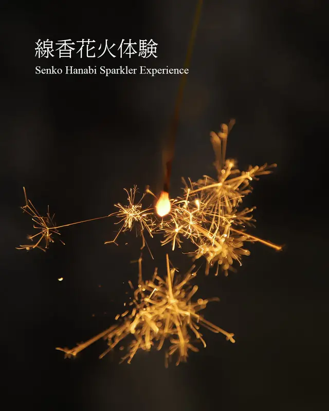 【伝統文化体験】線香花火「大江戸牡丹」で日本の夏を楽しんで